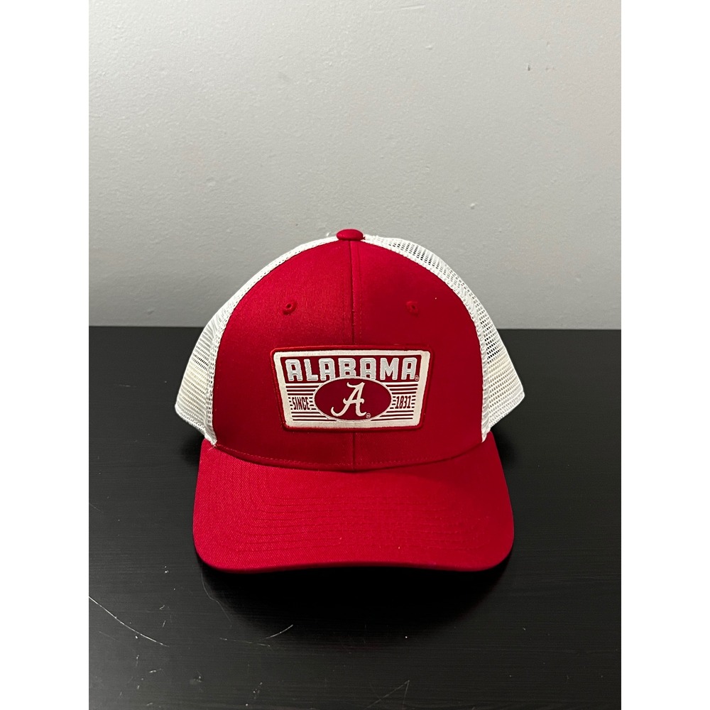 Captivating Alabama Crimson Tide Mens Trucker Hat Red White Snapback Cap NEW